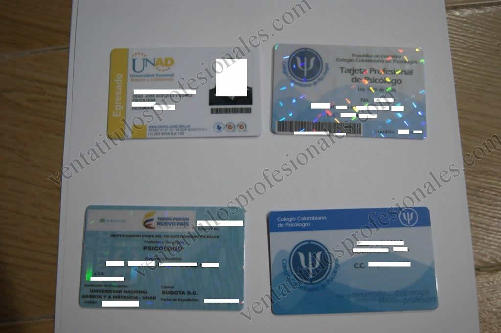 CONSEGUIR TARJETAS PROFESIONALES FALSAS EN COLOMBIA